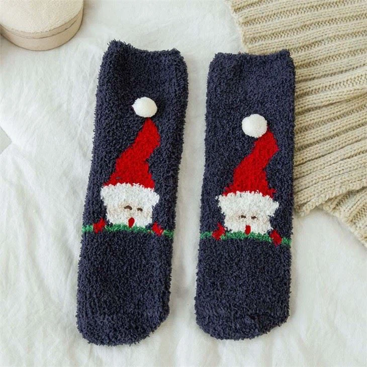 Christmas Fuzzy Socks For Girls